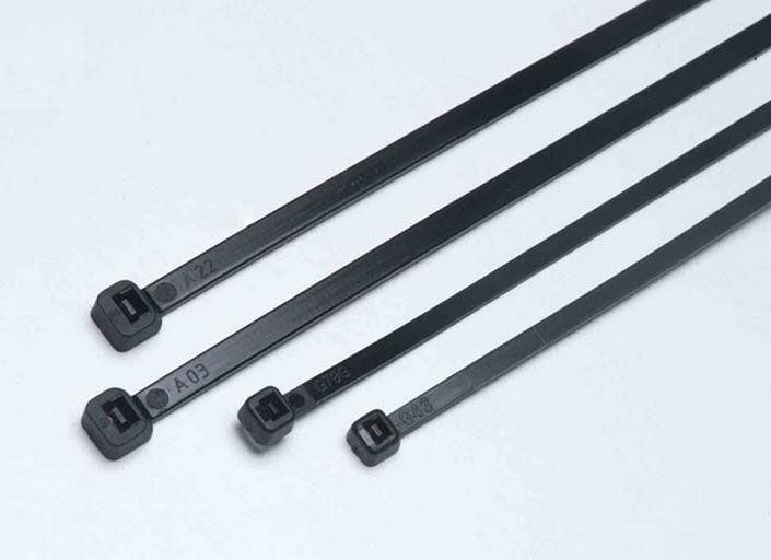 Black Nylon Cable Ties, 300mm X 4.8 mm Made in China