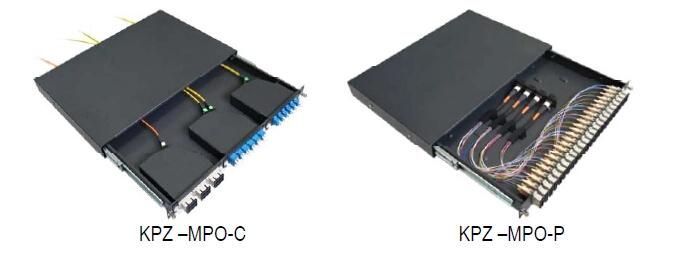 Fiber Opic Panel Distribution Box Metal 1u 19′ MPO