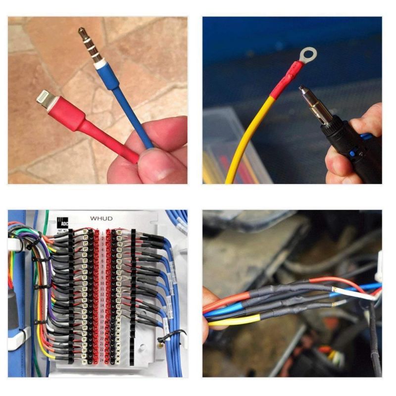 Popular 560PCS/Kit Shrink Wrap Tubing Assorted Colorful Electrical PE Insulated Heat Shrink Tubing