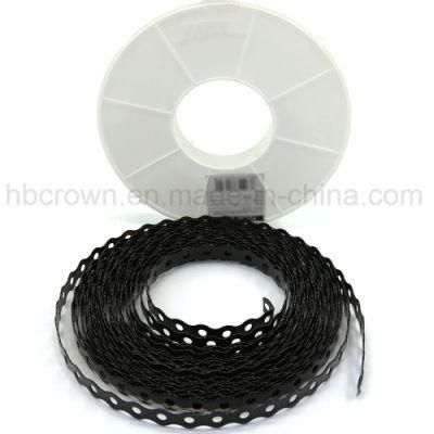 Plastic Coated Fixing Perforated Steel Strapping Band
