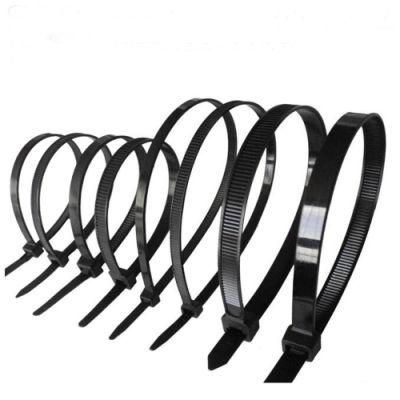 Black 3.6*120mm Custom Logo Flexible Self-Locking UV Nylon Cable Tie