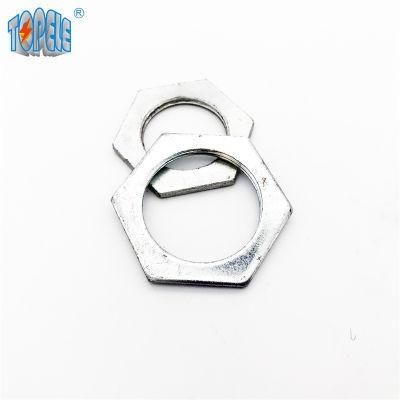 32mm BS Standard Conduit Pipe Fittings of Steel Hexagon Locknut