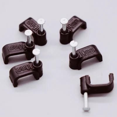 Factory Fixed White 4mm-50mm Wire Accessories Clips Plastic Nylon Cable Clip 4mm-14mm