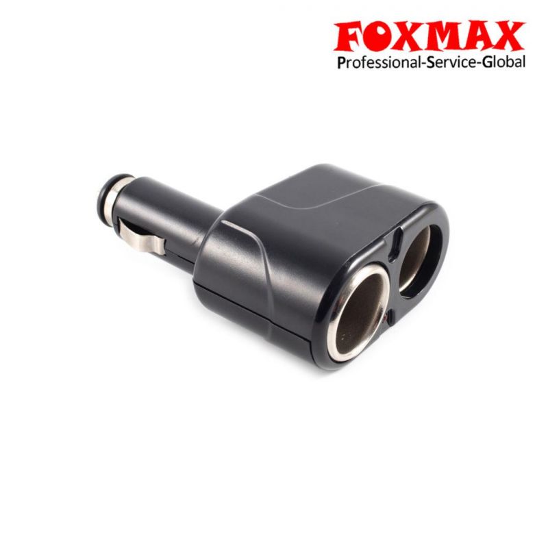 Car Charger Cigarette Lighter 2 Sockets Adapter (FM-CL06)