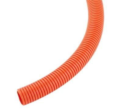AS/NZS 2053 Orange Plastic Flexible Electrical Wire Corrugated Conduit Pipe
