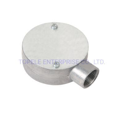 Circular Aluminum Terminal One Way Electrical Conduit Junction Box