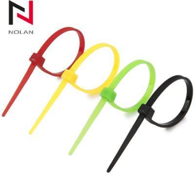 Self Locking Zip Ties Plastic High Purity Nylon PA66 Cable Ties