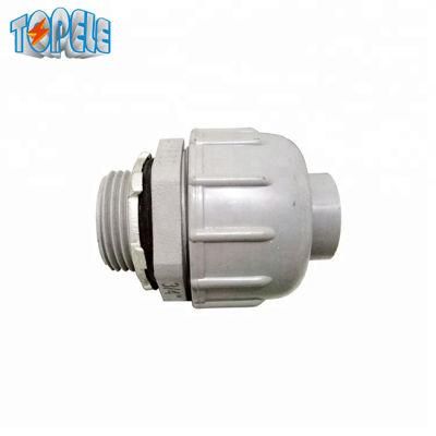 PVC Plastic Non Metallic Liquid Tight Connector Straight ISO Certification China Supplier