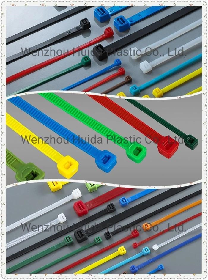 Colorful Customized Plastic PA66 Nylon Cable Tie Wrap Tie 10*1200mm