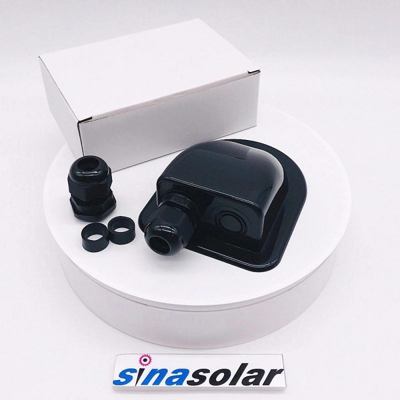 Single/Double IP66 Waterproof ABS Solar Mounting Bracket Cable Entry Gland for Caravan RV Boat Motorhome (IN-SD)