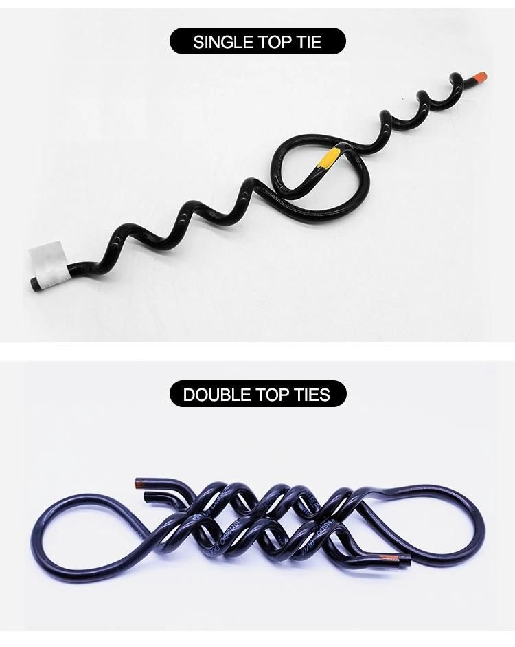 China Supplier Semi-Conductive Plastic Top Tie/ Side Tie / Cable Ties