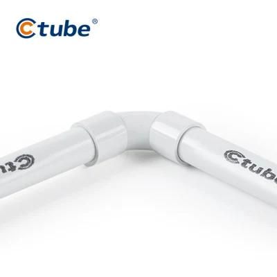 UL94 Certified Electrical Plastic PVC Solid Elbow Pipe Fitting