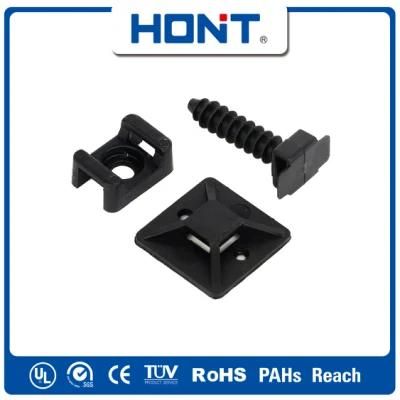 UL Approved Nylon66 Cable Tie Mounts with Good Insulation