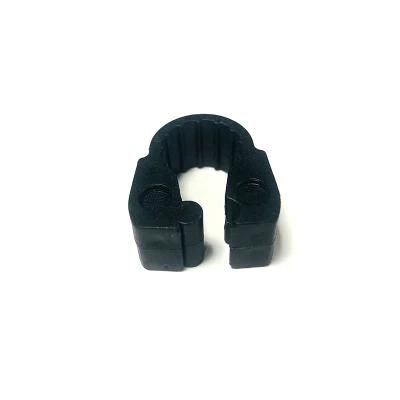 Black UV Resistant Plastic Cable Clamps and Cleats