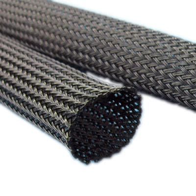 PPS Expandable Braided Cable Wire Sleeving for Flame-Retardancy