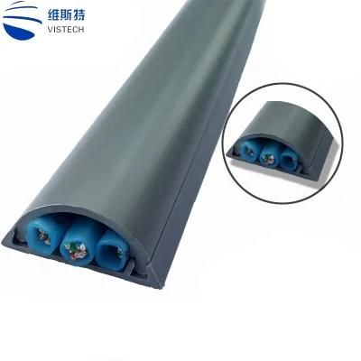 PVC Electrical Cable Channel Trunking with or Without Blue Tape/Adhesive