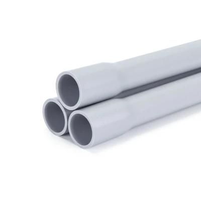 20mm Grey UV Resistance PVC Rigid Electrical Conduit Pipe Outdoor