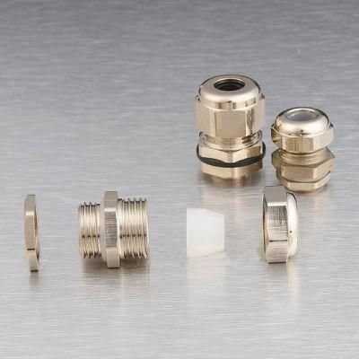 Silicon Rubber Metal Cable Gland Waterproof Brass Material IP68
