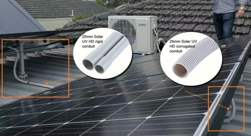 Schedule 40 4 Inch PVC Connecting Conduit for Electrical Wiring Cable with Bell End