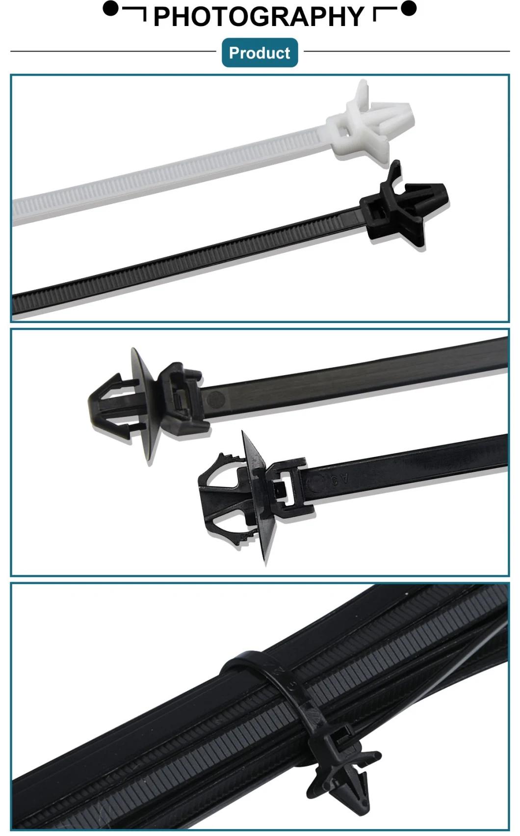 4*150 Plastic Wire Push Mount Nylon Cable Tie