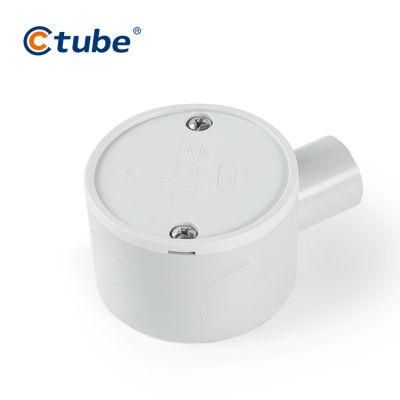 PVC Electrical Conduit Pipe Fitting 1 Way Shallow Junction Box