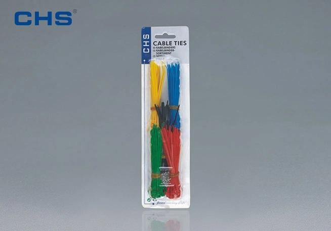 Chs Top Brand 7.6*600mm Heavy Duty Nylon PA66 Self Locking Plastic Cable Ties