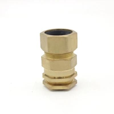 Cw Armoured Brass Cable Gland Brass Plated Cable Gland
