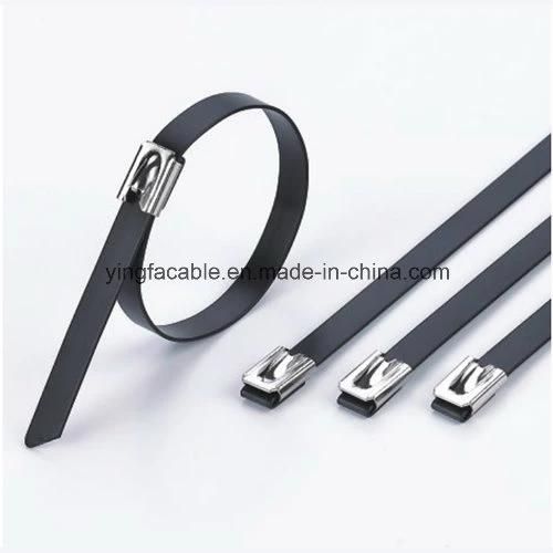PVC Sprayed Black Colour 316 Stainless Steel Ties