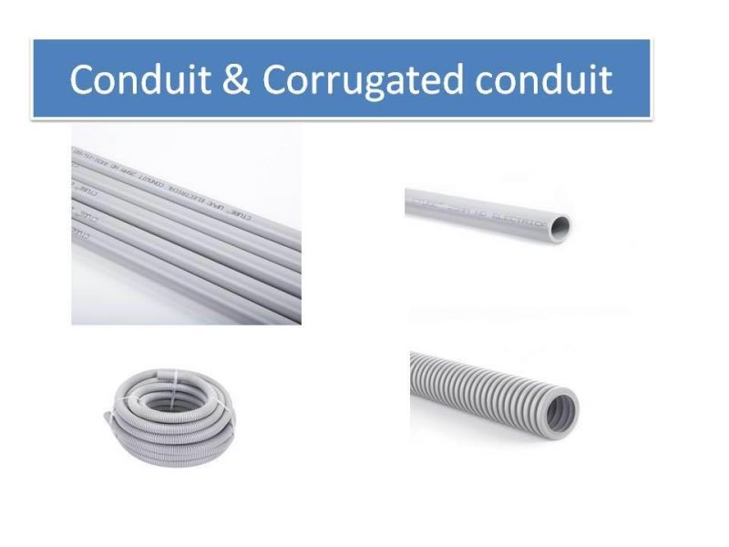 20mm 25mm Fireproof Retardant Plastic Flexible Corrugated Pipe