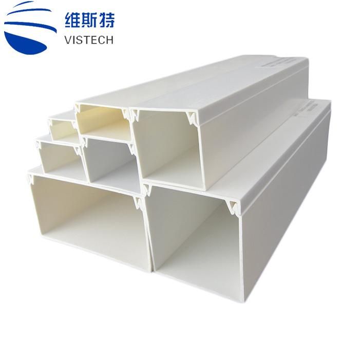 PVC Cable Trunking Slot Wire Casing, PVC Electrical Cable Trunking
