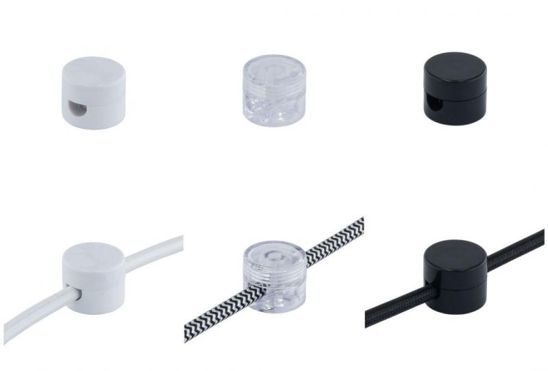 Plastic Transparent Wire Clamp, Round Cable Holder