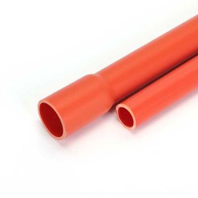 High Quality Orange PVC Conduit Pipe for Electrical