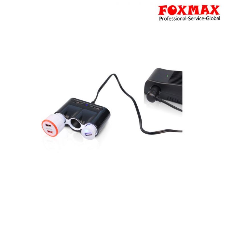 3 Way Adapter USB Splitter Charger Car Cigarette Lighter (FM-CL03)
