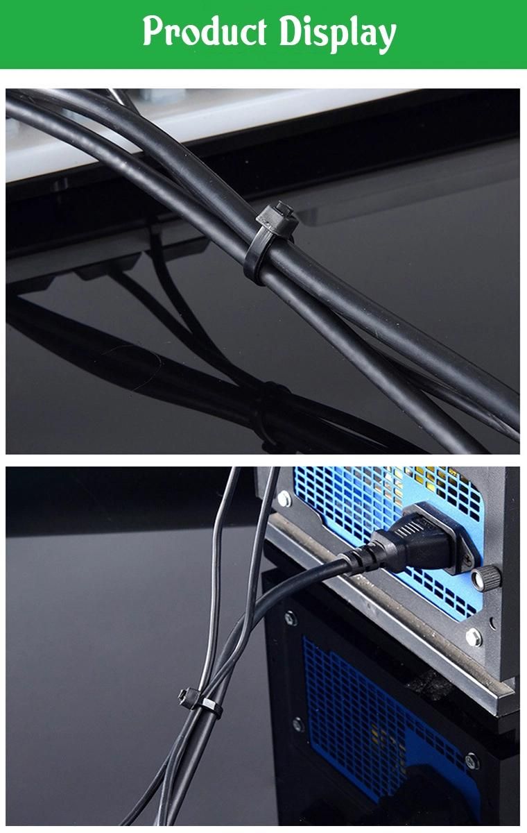 High Quality 4.8X380mm Self-Locking Nylon66 Cable Ties