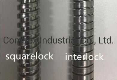 High Quality Stainless Steel Flexible Interlock Conduit, Waterproof Stainless PVC Coated Steel Flexible Interlock Conduit Manufacturer%
