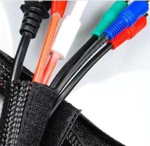 Self-Closing, Open Tubular Shape Pet PA Fibre Knitted Hose Protection Used in Automobile ISO