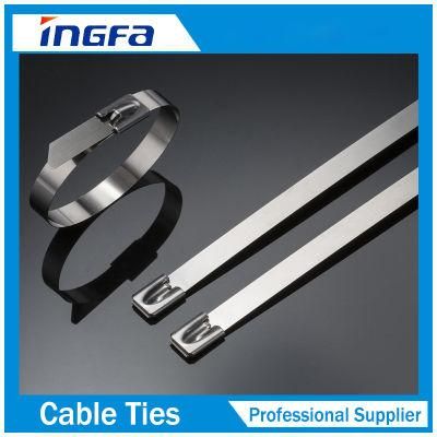 Metal Stainless Steel Locking Zip Tie with Free Ball Locking