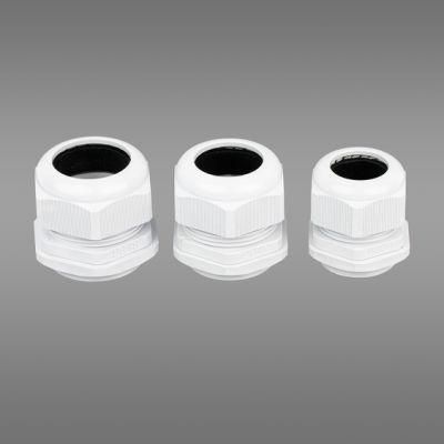 IP68 Plastic Waterproof Type M Type Cable Gland Connector with Washer M32
