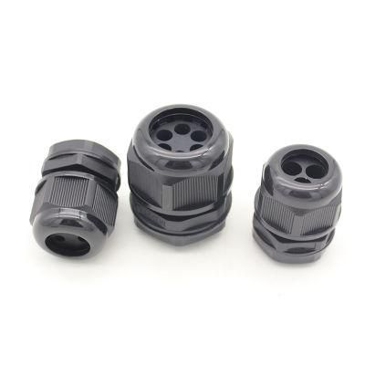 M27 Nylon Multi-Holes Cable Glands Strain Relief Plastic Cord Grops
