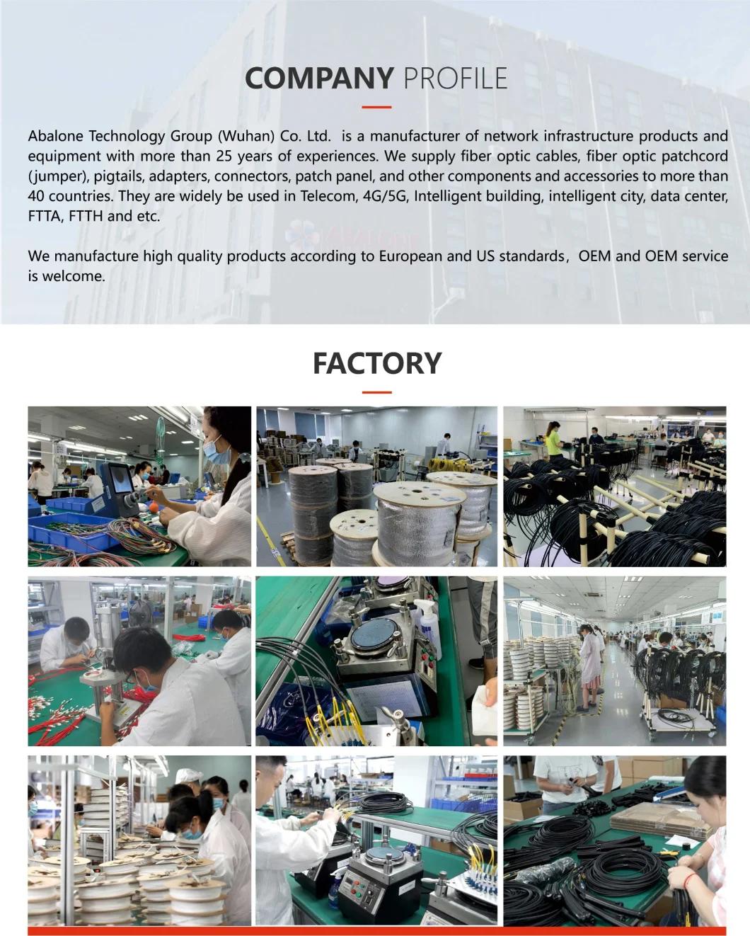 Abalone Factory Supply 24 48 72 96 144 288 Port High Density Patch Panel for Fiber Convertor Fiber Optical Equipment