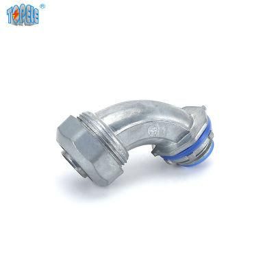 90 Angle Liquid Tight Flexible Duct Conduit Connector by Chinese Supplier with UL