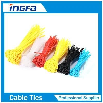 3.6*300 300mm Natural Color White Self-Locking Plastic Cable Tie