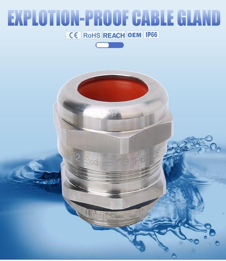 Customized Good Quality IP68 Waterproof Brass Metal Cable Gland