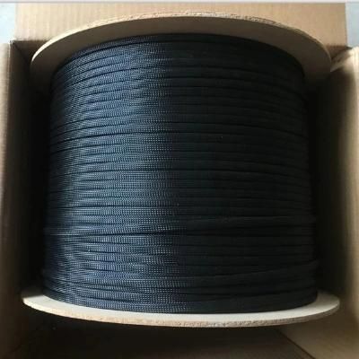 Fire Retardant Pet Briaded Nylon Hi-Temp Wire Wrap Expandable Mesh Sleeving