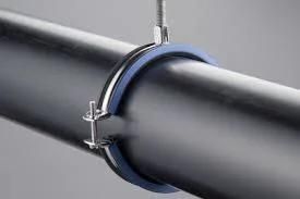 Carbon Steel Galvanized R Type P Clips Pipe Clamp with EPDM Rubber Lined