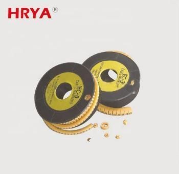 Hrya Factory Cable Marker Tube Cable Marker Yellow Cable Marker Strips