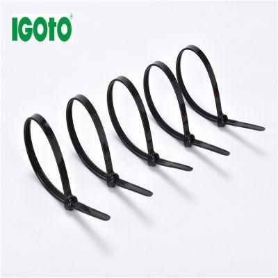 Self-Locking UV Black High Temperature Plastic Nylon Cable Wire Zip Ties Wtih UL Certifications