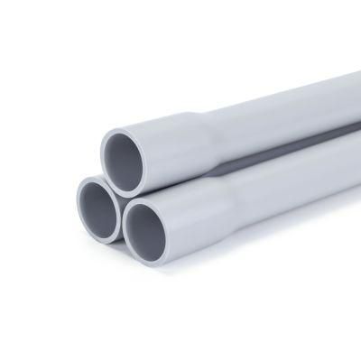 16mm to 63mm Od Rigid PVC Electrical Conduit with UV Resistance for Solar System Installation