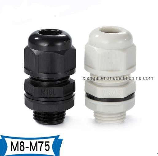 Waterproof Nylon Cable Gland Pg, M Type PA66