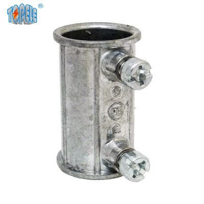 Steel EMT Couplings Set Screw Type for Fixing Tubes